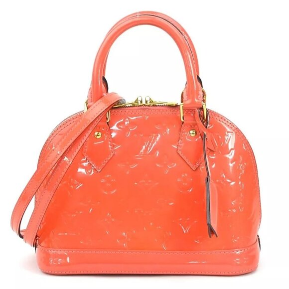 Auth LOUIS VUITTON Vernis Alma BB Handbag Crossbody Shoulder Bag - Picture 1 of 16